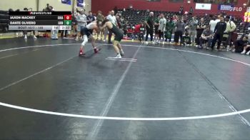 149 lbs 3rd Place Match - Dante Olivero, Life University vs Jaxon Mackey, Southeastern