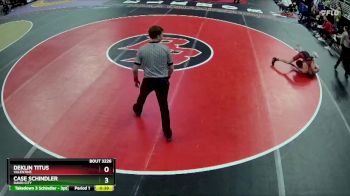 Cons. Round 2 - Case Schindler, David City vs Deklin Titus, Valentine