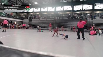 48-52 lbs Cons. Round 2 - Sawyer Schulte, Team Nazar Training Center vs Travis Hammons, Jr, Harvey Twisters WC