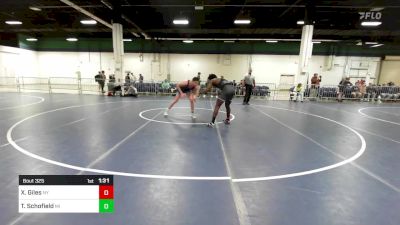 165 lbs Consi Of 16 #2 - Xavier Giles, NY vs Tyler Schofield, MI