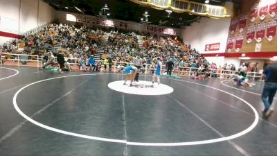 111-119 lbs Cons. Round 2 - Hadley Henton, Lovell Middle School vs Treleah Two Two, Lovell Middle School