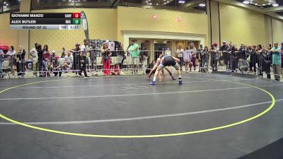 113 lbs Round Of 32 - Giovanni Manzo, Canyon Springs HS vs Alex Butler, Dog Pound