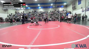 55 lbs Quarterfinal - Maisyn Malone, Bartlesville Wrestling Club vs Kamrei Downing, Berryhill Wrestling Club