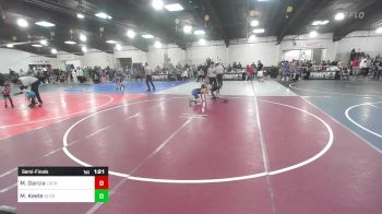 100 lbs Semifinal - Mateo Garcia, Lockjaw WC vs Maximus Keele, Bloomfield Wildcats