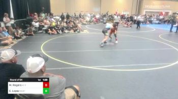 138 lbs Round Of 64 - Michael Rogers, KC Elite vs Christian Lopez, Mustang Wrestling Club