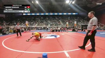 4A-138 lbs 1st Place Match - Andrew Gonzales, Central vs Tel Parry, Star Valley
