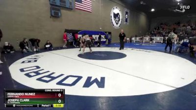 165 lbs Cons. Round 3 - Joseph Clark, El Diamante vs Fernando Nunez, Santa Ynez