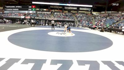 126 lbs Cons. Round 1 - Cason Owens, Overland Park-Blue Valley Southwest HS vs Nathaniel Atwell, Leavenworth HS