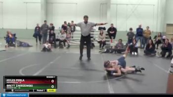 56 lbs Round 1 (3 Team) - Brett Zakrzewski, Ranger WC vs Myles Perla, Roughhouse