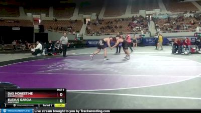 D1-285 lbs Quarterfinal - Dax Monestime, Boulder Creek vs Elexus Garcia, Westpoint