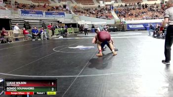 D1-190 lbs Cons. Round 1 - Lukas Wilson, Red Mountain vs Gondo Soumahoro, Westwood