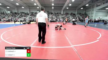 195 lbs Quarterfinal - Zachary Caldwell, NY vs Cash Colbert, VA