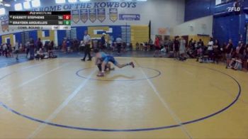 120 lbs Cons. Round 3 - Brayden Arguelles, Miami Palmetto Sr High vs Everett Stephens, Unattached