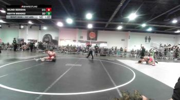 157 lbs Quarterfinal - Rilind Berisha, LV Bears WC vs Kevyn Mendez, Silverback WC