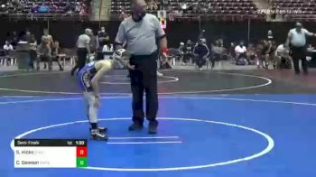 78 lbs Semifinal - Slater Hicks, Sunkist Kids/Monster Garage vs Carter Dawson, Umpqua Wrestling Club