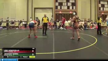 155 lbs Round 4 (6 Team) - Joey Monticello, Bitetto Trained vs Anthony Barra, Olympic White