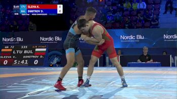 72 kg 1/8 Final - Kristupas Sleiva, Lithuania vs Deyvid Dimitrov, Bulgaria