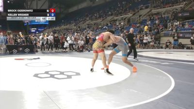 190 lbs Cons. Rd Of 64 - Brock Oizerowitz, New Jersey vs Kellen Wegner, Iowa