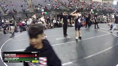 220 lbs Semis & 1st Wrestleback (8 Team) - Peyton Gibson, Kansas Rattlers vs Alaki Shafe, Wyoming Twisters