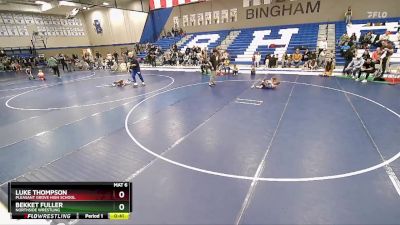 45-49 lbs Round 1 - Luke Thompson, Pleasant Grove High School vs Bekket Fuller, Northside Wrestling