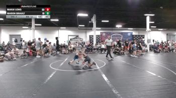 56 lbs Round 5 (6 Team) - Makai Long, Diamond State Inferno vs Mason Brault, Bay Brawlers