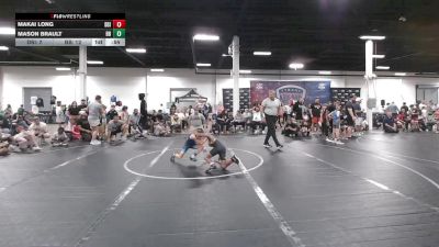 56 lbs Round 5 (6 Team) - Makai Long, Diamond State Inferno vs Mason Brault, Bay Brawlers