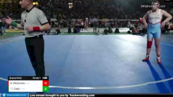 3A 220 lbs Quarterfinal - Trevor Cady, Timberlake vs Hunter McQuivey, Marsh Valley