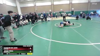 132 lbs Cons. Round 5 - Juaquin De Leon, Ontario vs Jessie Pena, Birmingham