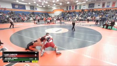 157 lbs Cons. Round 2 - Jayden Jones, Ohio Northern vs Luke Christie, North Central (IL)