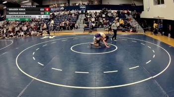 165 lbs 7th Place Match - Braden Kmak, Ursinus vs Hassan Khan, Nyu