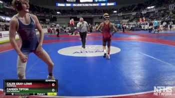 7A 113 lbs Semifinal - Camden Tipton, Oak Mountain vs Caleb Gray-lowe, Thompson