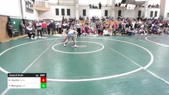 138 lbs Consi Of 16 #2 - Sebastian Hunter, North Andover vs Trevor Mangino, Quincy