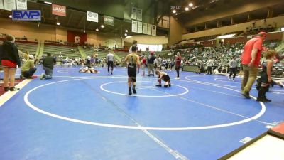 70 lbs Rr Rnd 2 - Kaige Leavitt, Panther Youth Wrestling-CPR vs Flynt Hodge, Pottsville Apache Youth Wrestling