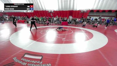 115 lbs 1st Place Match - Cora Stewart, Askren Wrestling Academy vs Piper Booe, Outcast