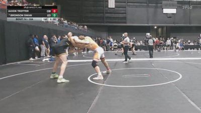 184 lbs Champ. Round 1 - Jaxon Trotter, Cowley College vs Bronson Swan, Arizona Christian University