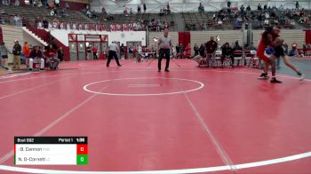 130-142 lbs Round 2 - Brevin Cannon, Pike vs Noah Davis-Cornett, Lawrence Central