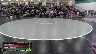 132 lbs Cons. Round 5 - Joshua Kassing, Warrenton High School vs Tristen Essig, Purler Wrestling Academy