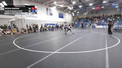 124 lbs Cons. Round 2 - Najette Mojica Soto, Lindsey Wilson vs Natalia Sanchez, Emory & Henry