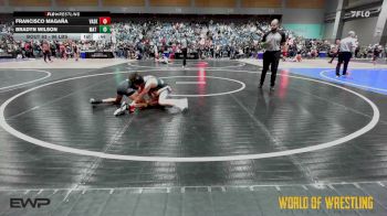 96 lbs Consi Of 16 #1 - Francisco Magaña, Vasky Bros vs Bradyn Wilson, Mat Demon Wrestling Club