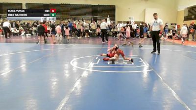49 lbs Semifinal - Jayce Vokes, TDWC Minions - ESE vs Trey Sanders, Mat Assassins White - ESE
