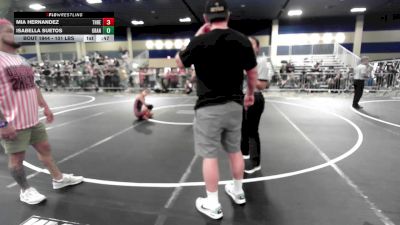 101 lbs Round Of 16 - Mia Hernandez, Threshold WC vs Isabella Suetos, Granite WC
