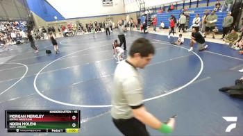 45 lbs Quarterfinal - Morgan Merkley, Uintah Wrestling vs Nixon Moleni, West Jordan