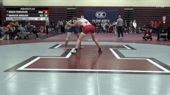 157 lbs Cons. Round 1 - Marcus English, Clear Creek-Amana vs Brian Winckler, Maquoketa