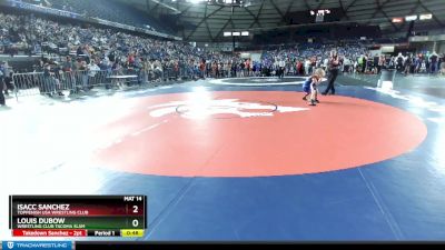 67 lbs Champ. Round 1 - Louis Dubow, Wrestling Club Tacoma Slam vs Isacc Sanchez, Toppenish USA Wrestling Club