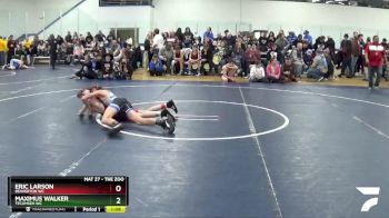 101 lbs Champ. Round 1 - Maximus Walker, Tecumseh WC vs Eric Larson, Beaverton WC