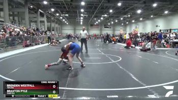 85 lbs Cons. Round 1 - Brenden Westfall, Abilene vs Braxton Pyle, Sabetha