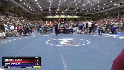 100 lbs Round 1 - Brendon Stucky, OK vs Eddie Salgado, IA