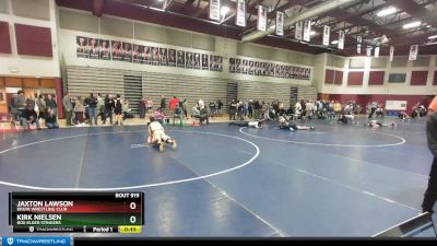 108 lbs Semifinal - Kirk Nielsen, Box Elder Stingers vs Jaxton Lawson, Bruin Wrestling Club