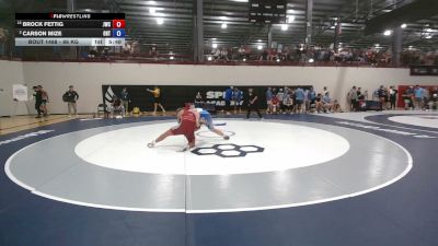 86 kg Champ. Rd Of 16 - Brock Fettig, Jackrabbit Wrestling Club vs Carson Mize, Ohio RTC/ TMWC