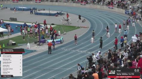 2026 AAU Junior Olympic Games - Youth Girls' 800m, Finals 1 - Age 14